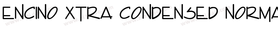 Encino Xtra Condensed Normal字体转换